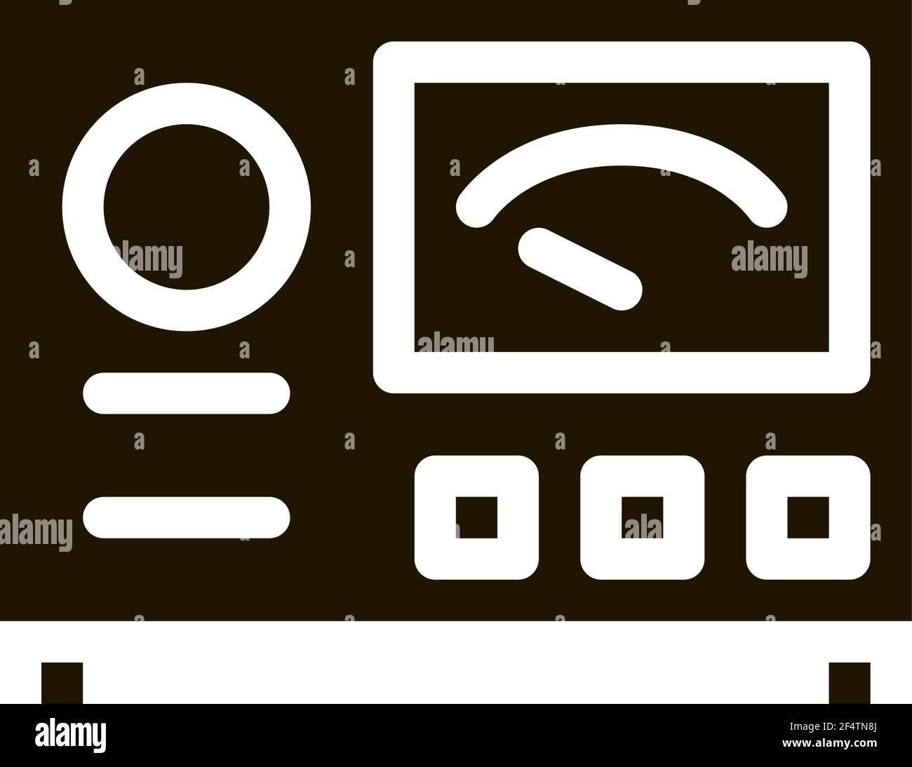Tattoo Equipment Icon Vector Glyph Illustration Stock Vector