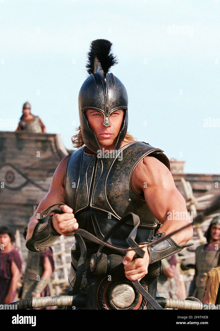 BRAD PITT in TROY (2004), directed by WOLFGANG PETERSEN. Credit: WARNER ...