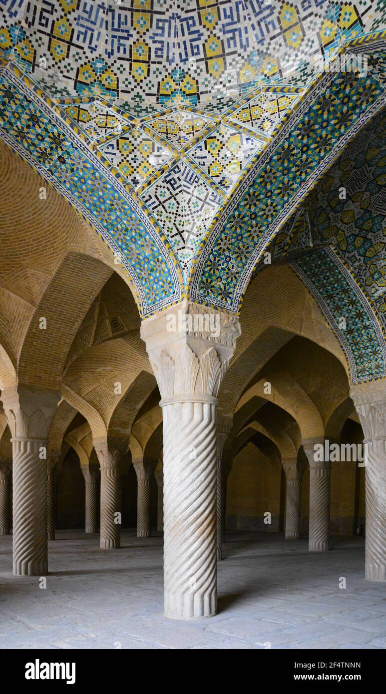 Vakil (Regent) Mosque, 18th century. Shiraz, Iran Stock Photo