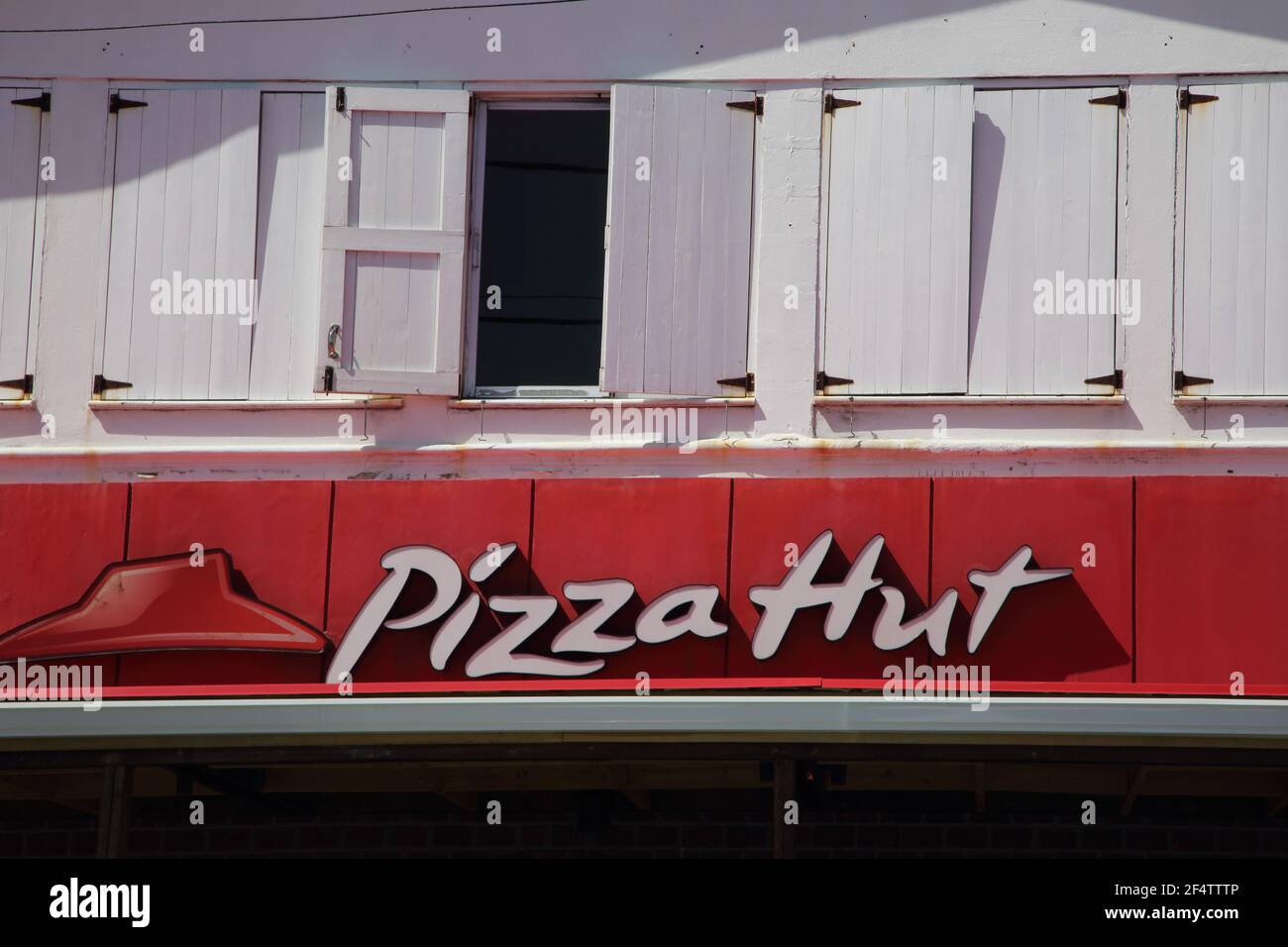 St Grenada Pizza Hut Stock Photo Alamy