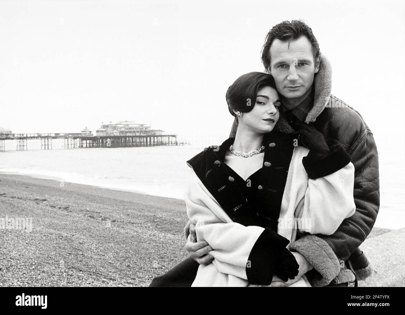 LIAM NEESON and LAURA SAN in UNDER SUSPICION (1991), directed