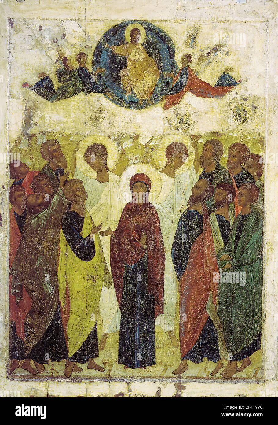 Andrei Rublev - Ascension Jesus 1408 Stock Photo
