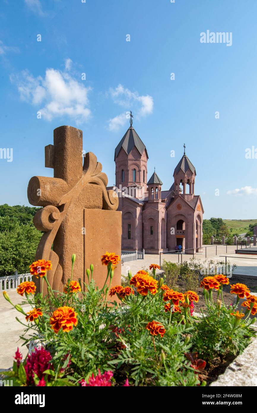 Armenian church. Russia Stock Photo