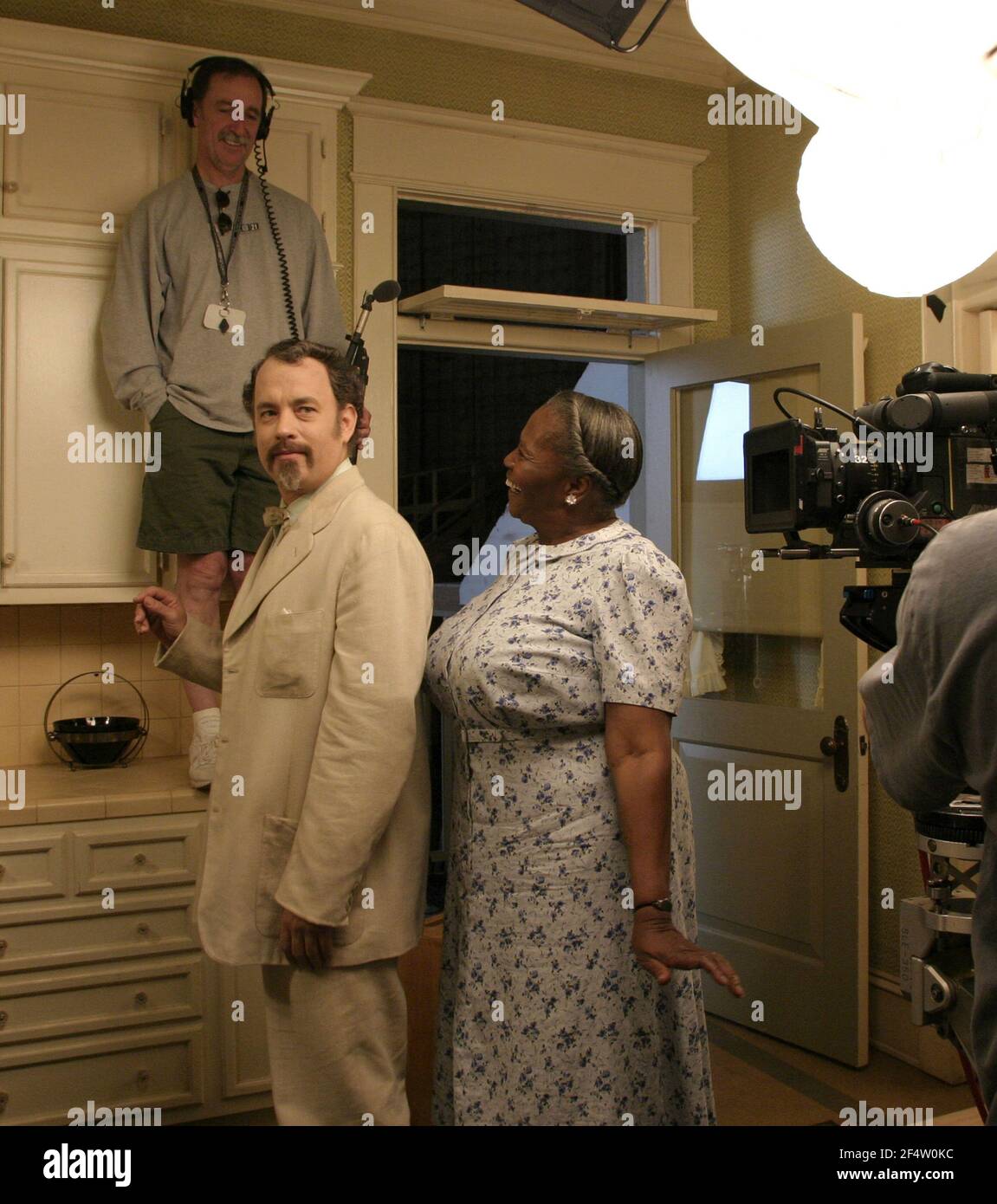 TOM HANKS and IRMA P. HALL in THE LADYKILLERS (2004), directed by ETHAN