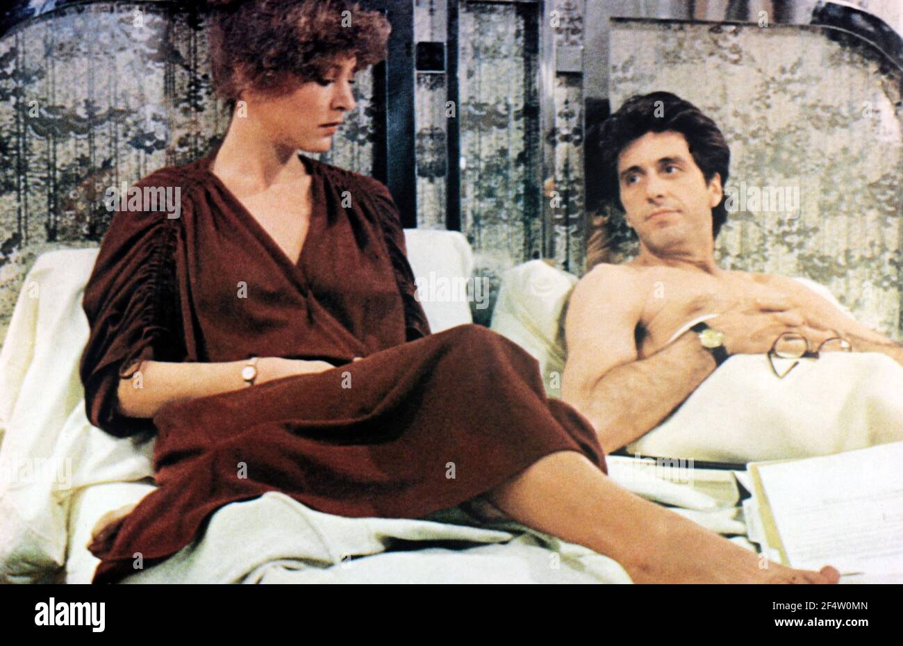 AL PACINO and CHRISTINE LAHTI in AND JUSTICE FOR ALL (1979), directed