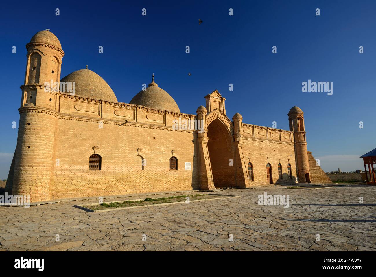 The Mausoleum of Arystan-Baba. Turkestan, Kazakhstan. Stock Photo