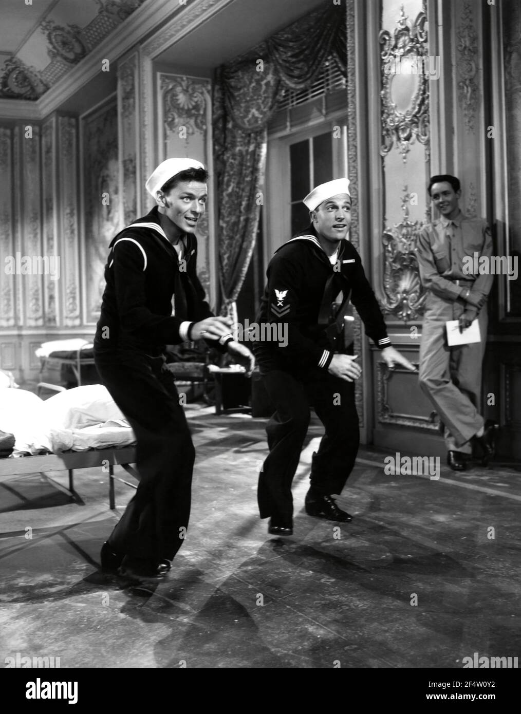 GENE KELLY and FRANK SINATRA in ANCHORS AWEIGH (1945), directed by SIDNEY. Credit M.G.M