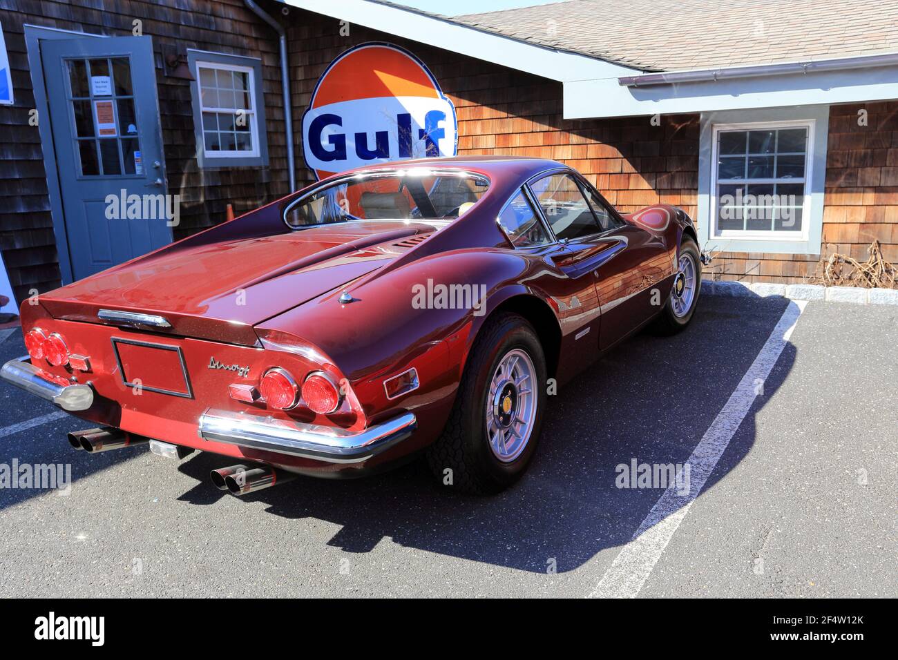 1970 Ferrari Dino Long Island New York Stock Photo