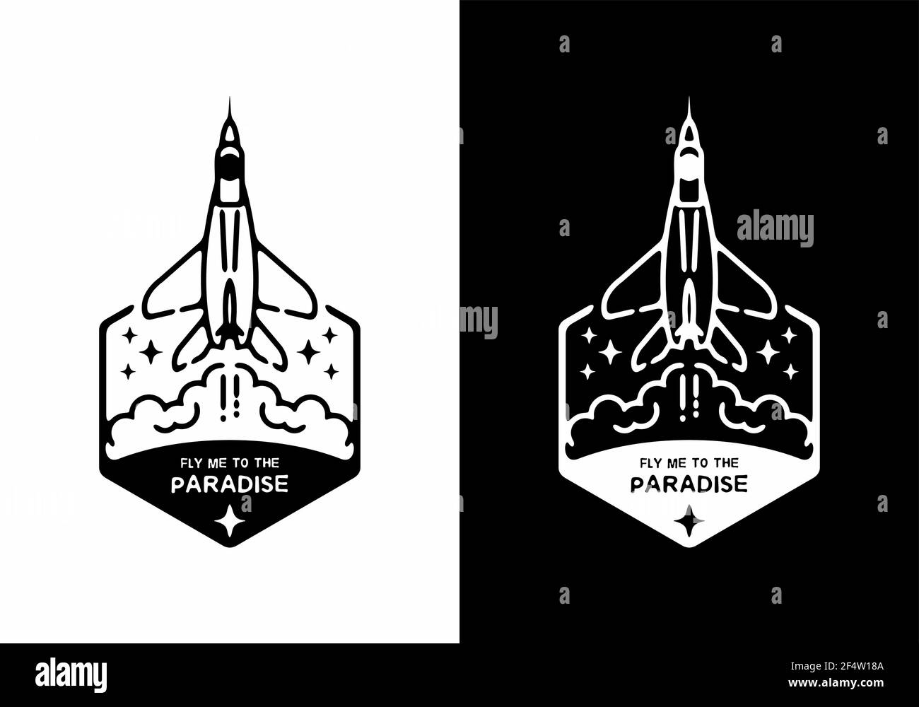 Flying jet line art illustration design Stock Vector Image & Art Alamy