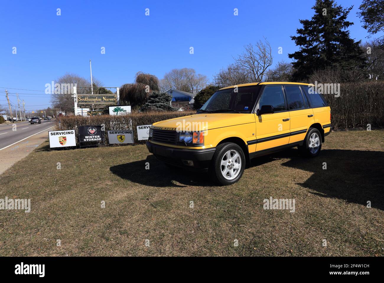 2002 Land Rover Range Rover Borrego Edition Southampton Long Island New York Stock Photo