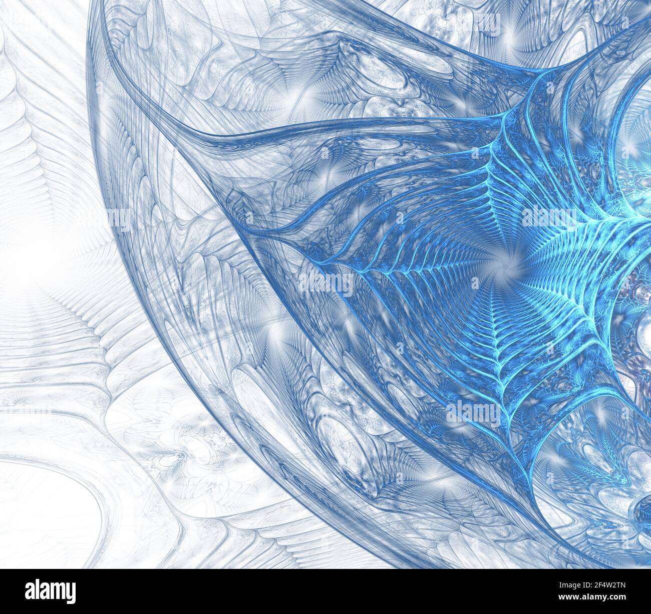 Spiral digital art. An abstract computer generated modern spiral ...