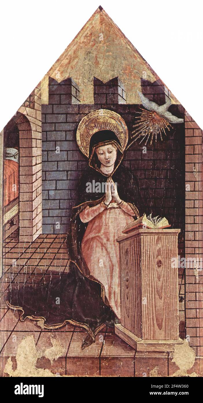 Carlo Crivelli - Virgin Annunciation 1468 Stock Photo