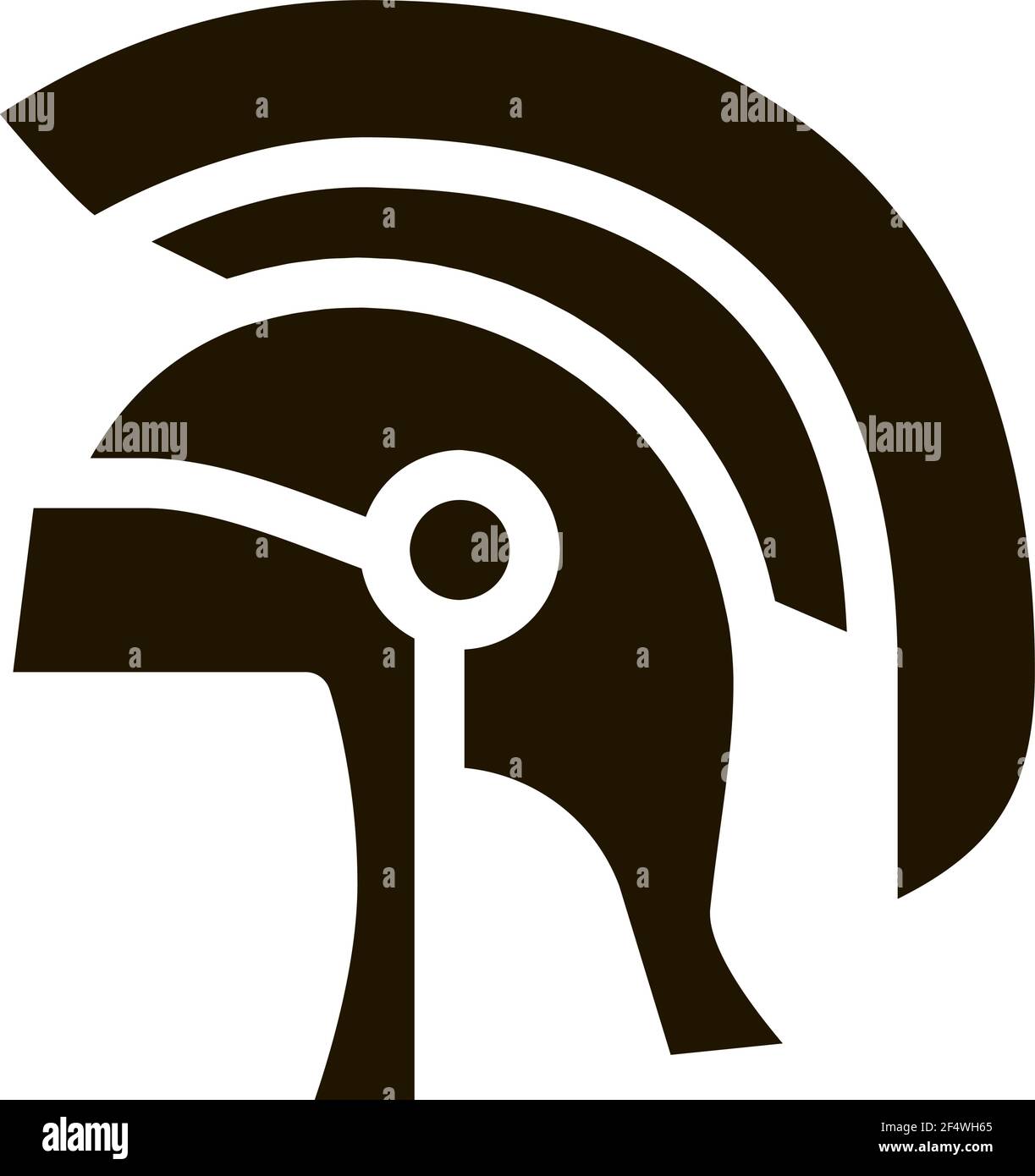 Antique Helmet Icon Vector Glyph Illustration Stock Vector Image & Art ...