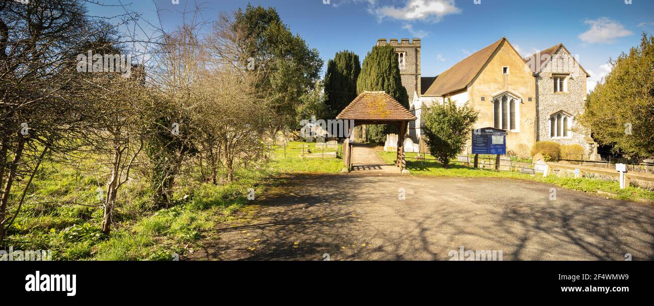 Church of Saint John the Baptist, Layhams Road, West Wickham Stock Photo Alamy