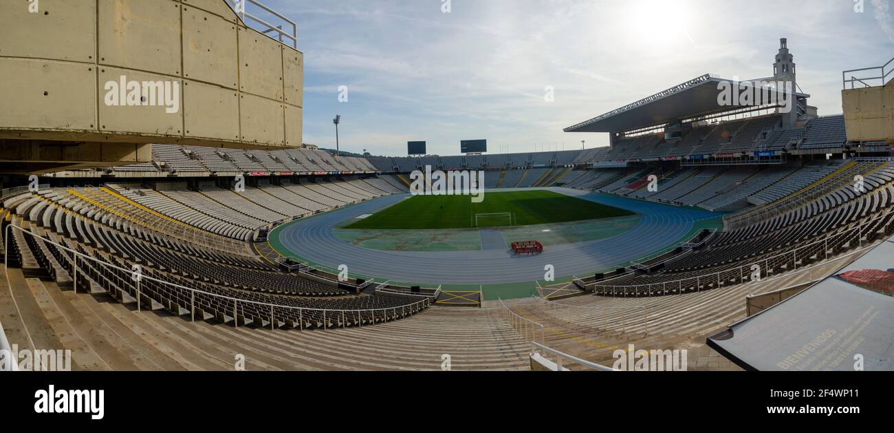 Olympic stadium barcelona spain
