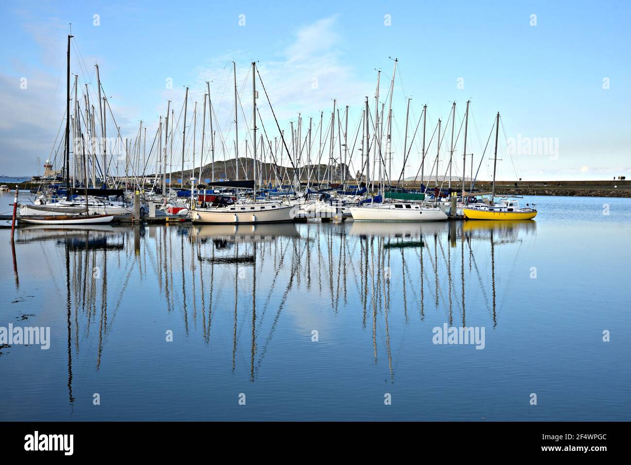 Sailing boats at Howth Yacht Club and Marina in Dublin, County Leinster Ireland Stock Photo Alamy