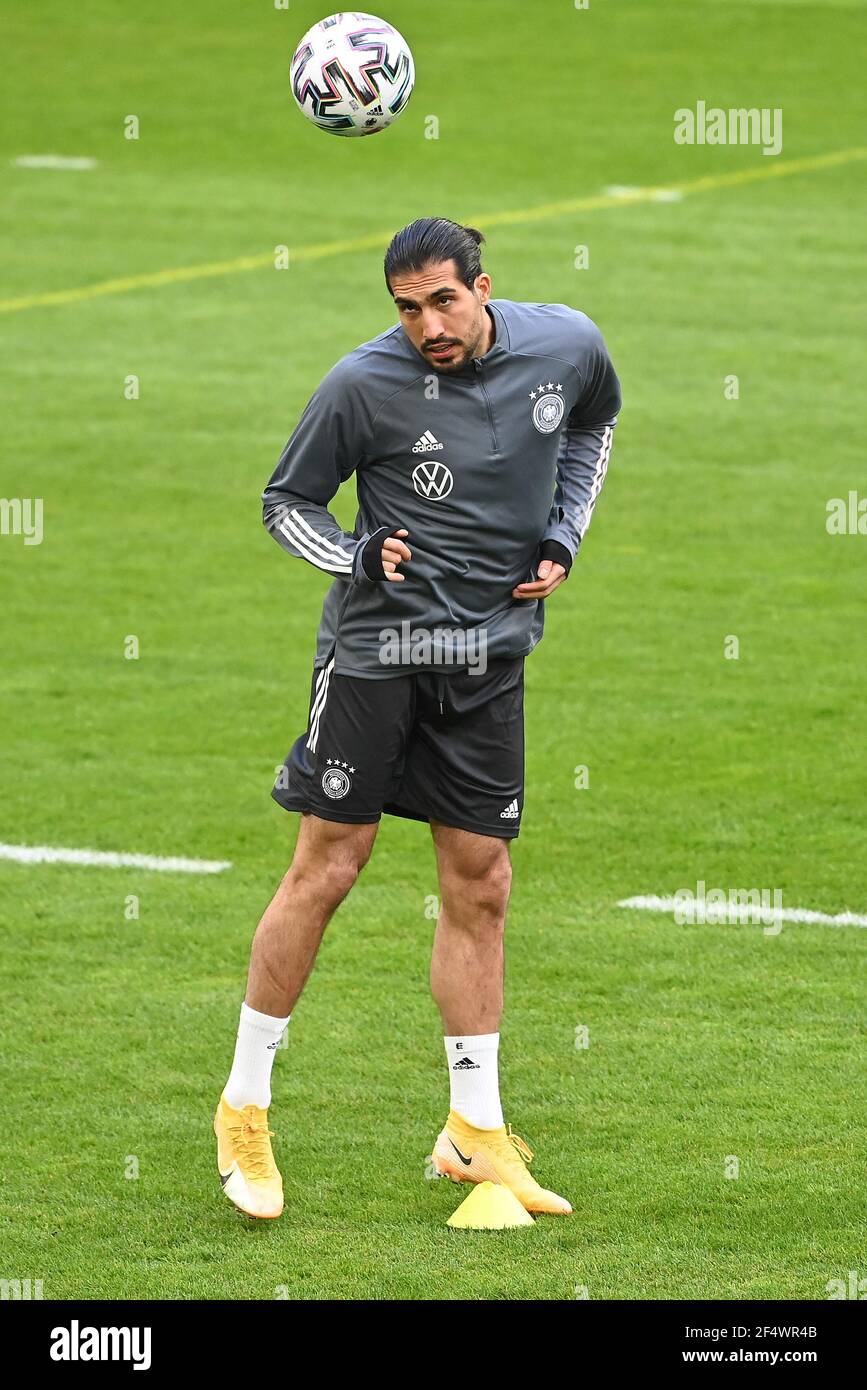 Duesseldorf Deutschland 23rd Mar 2021 Emre Can Germany Ges Fussball Dfb Training Duesseldorf Die Team 23 03 2021 Football Soccer Training Practice German National Team Dusseldorf March 23 2021 Usage Worldwide Credit Dpa Alamy Live News