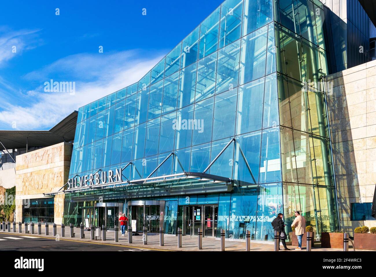 Exterior of Silverburn shopping mall, Pollok, Glasgow, Scotland Stock ...