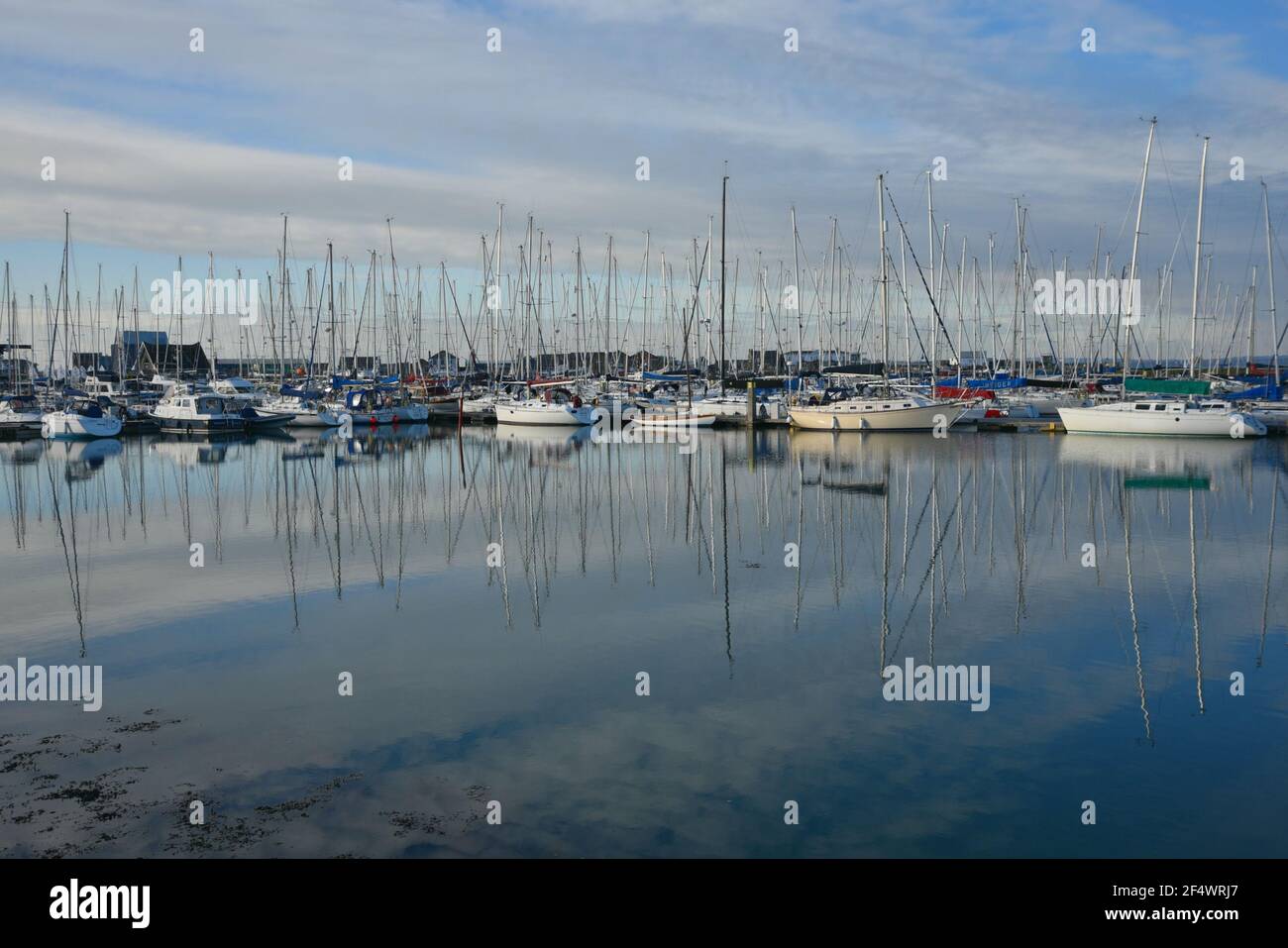 Sailing boats at Howth Yacht Club and Marina in Dublin, County Leinster