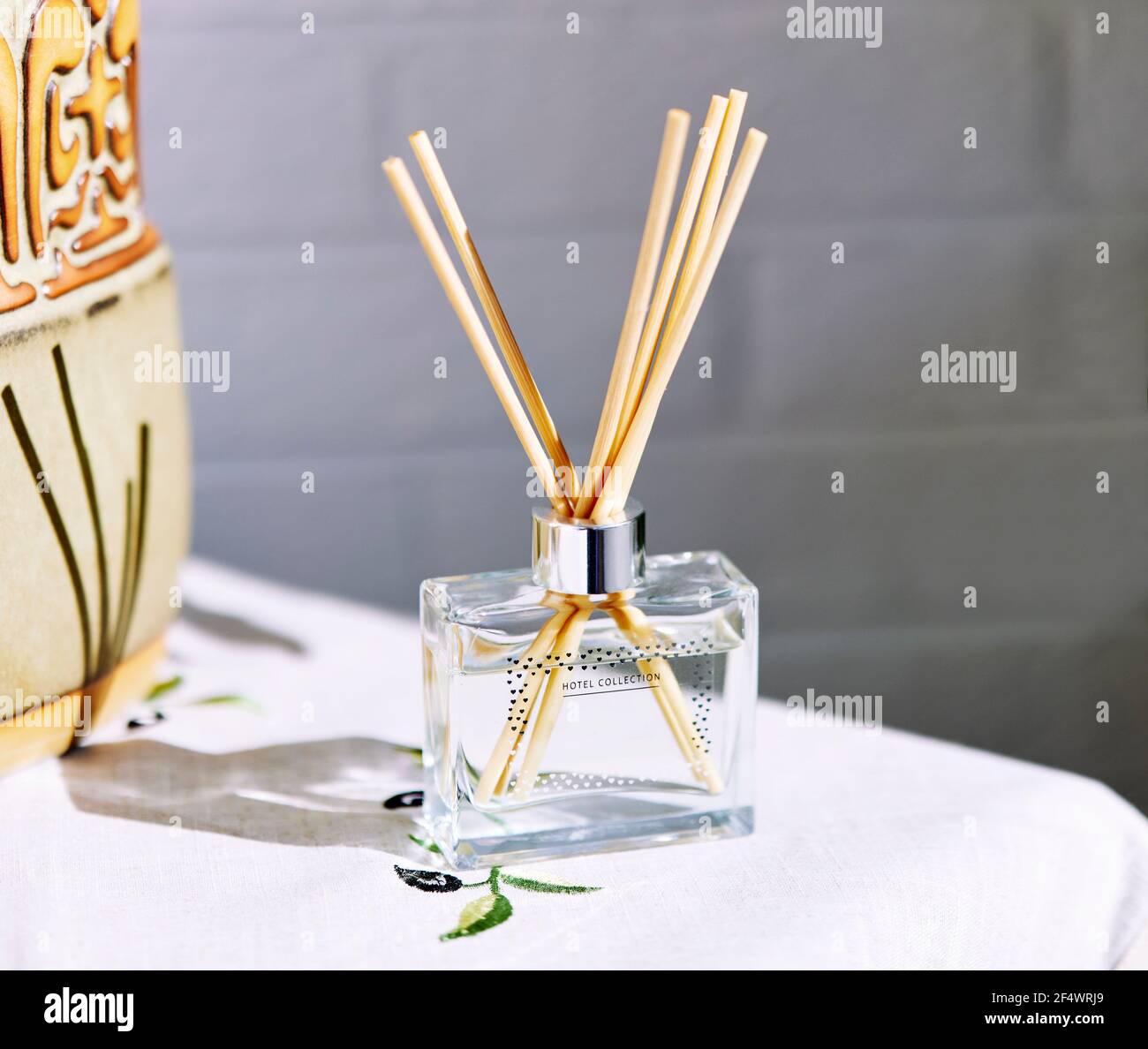 Reed Diffuser bottle Stock Photo