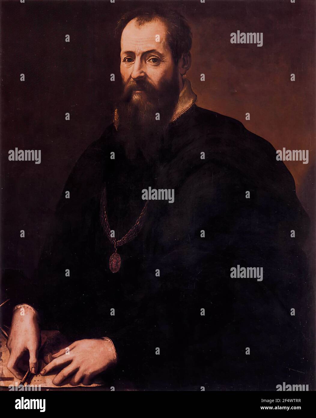 Giorgio Vasari - Self Portrait Stock Photo