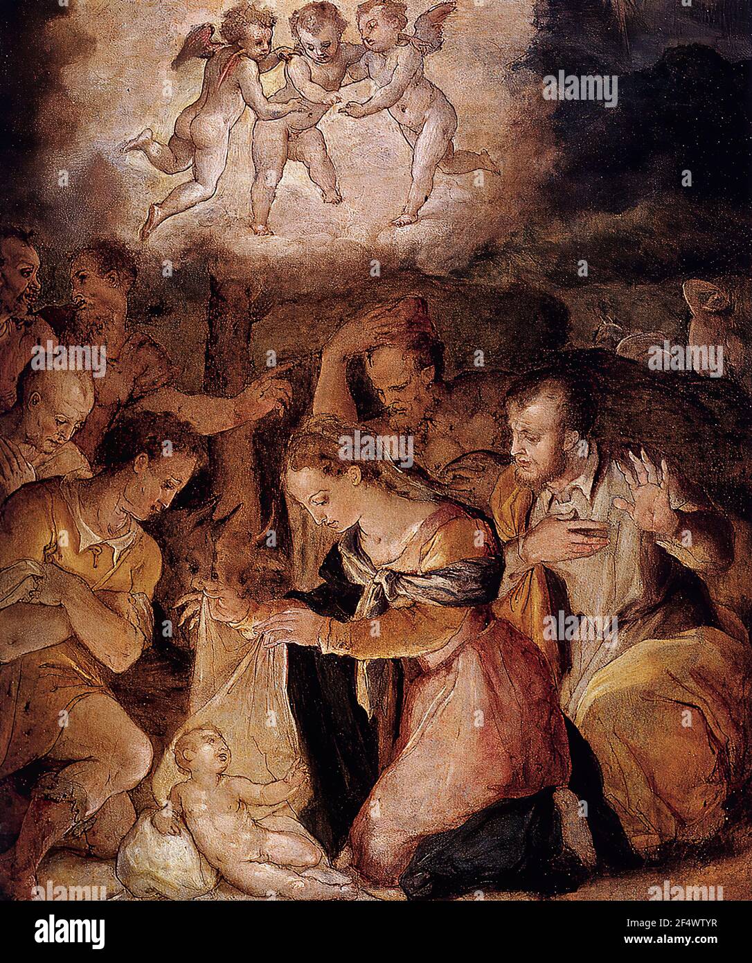 Giorgio vasari nativity hi-res stock photography and images - Alamy