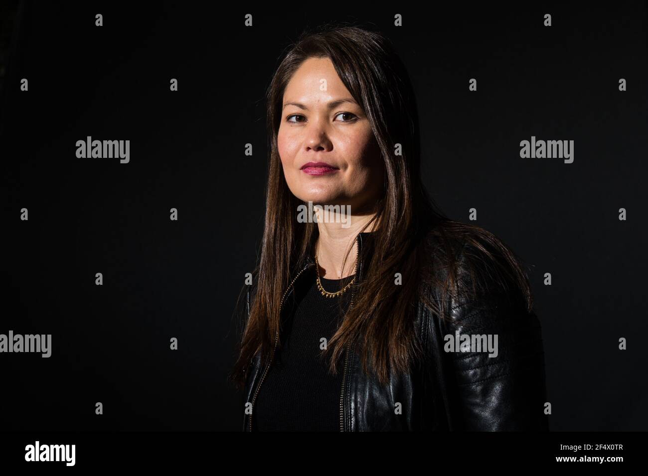 Edimburgh, Scotland. 19 August, 2018. Author Mary Lynn Bracht attends a photocall during the Edinburgh International Book Festival on August 19, 2018 Stock Photo