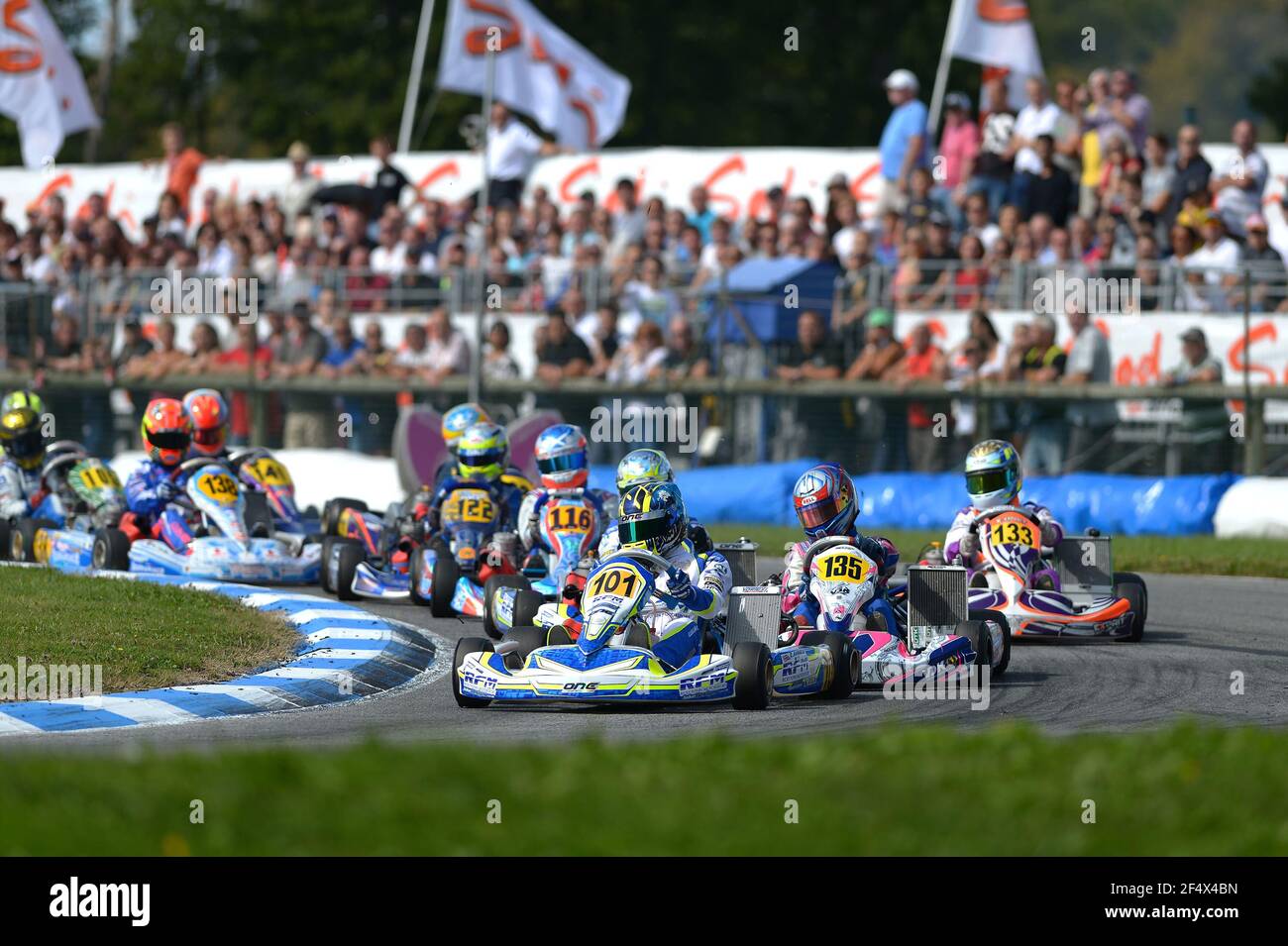 101 AHMED Enaam (GBR) FA Kart Vortex, action during the 2014 karting world  championship from September 19th to the 20th 2014, at Essay circuit,  France. Photo KSP / DPPI Stock Photo - Alamy