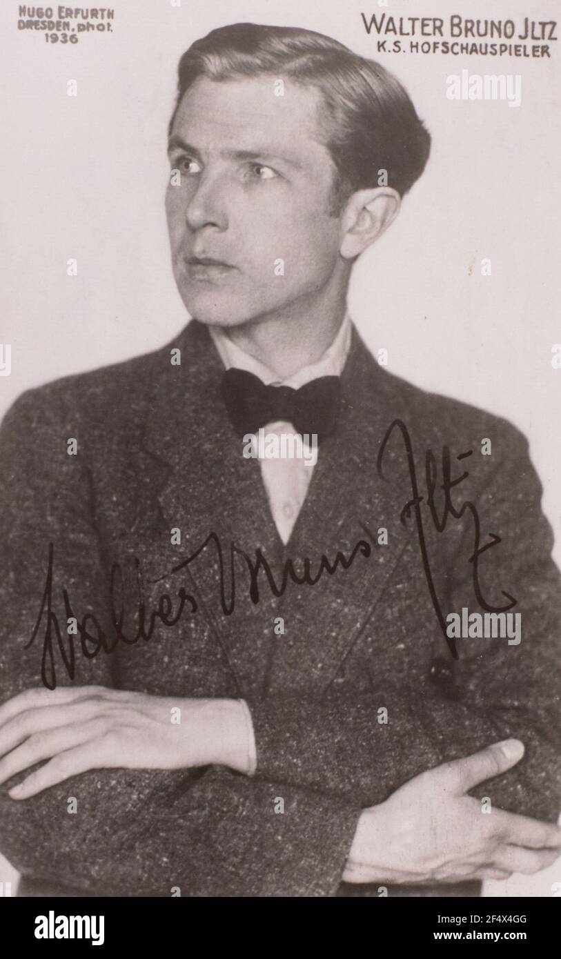 Portrait of Walter Bruno Iltz Stock Photo Alamy