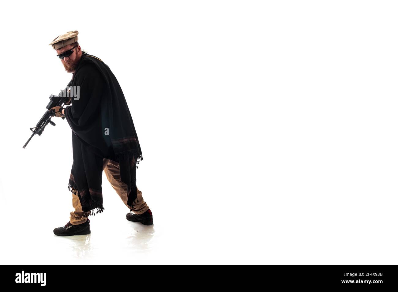 man in military outfit CIA agent, which is similar to the clothing of a