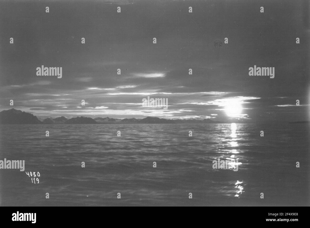 Midnight sun norway Black and White Stock Photos & Images Alamy