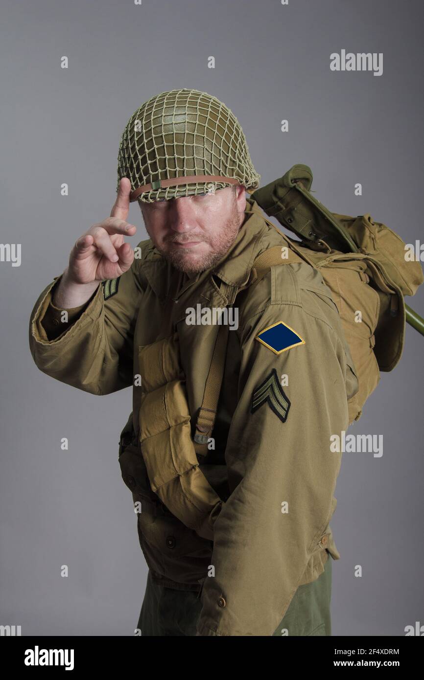World War Two Troop Uniform High Resolution Stock Photography and Images -  Alamy