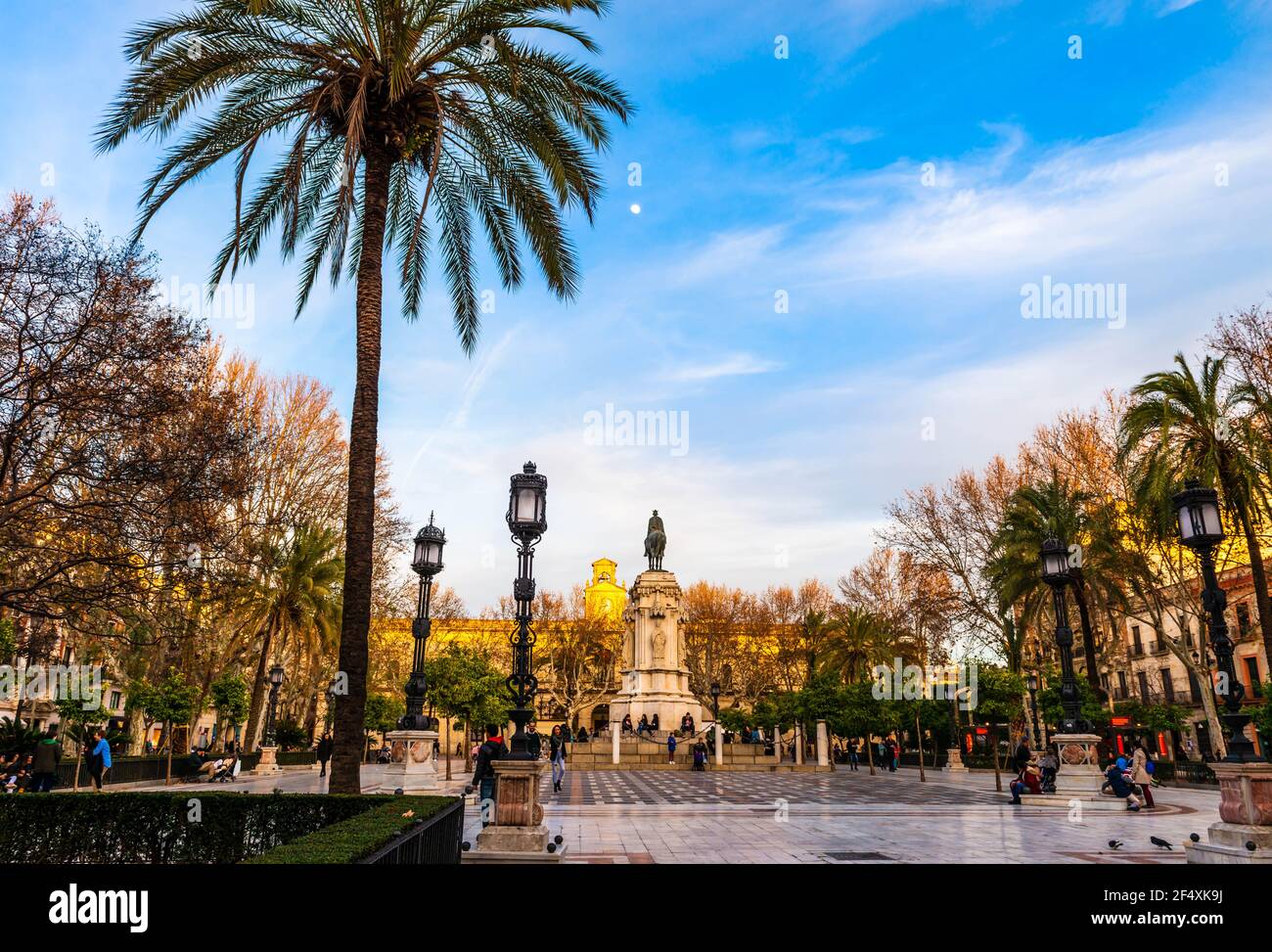 Plaza Nueva in Seville, Andalusia, Spain Stock Photo - Alamy