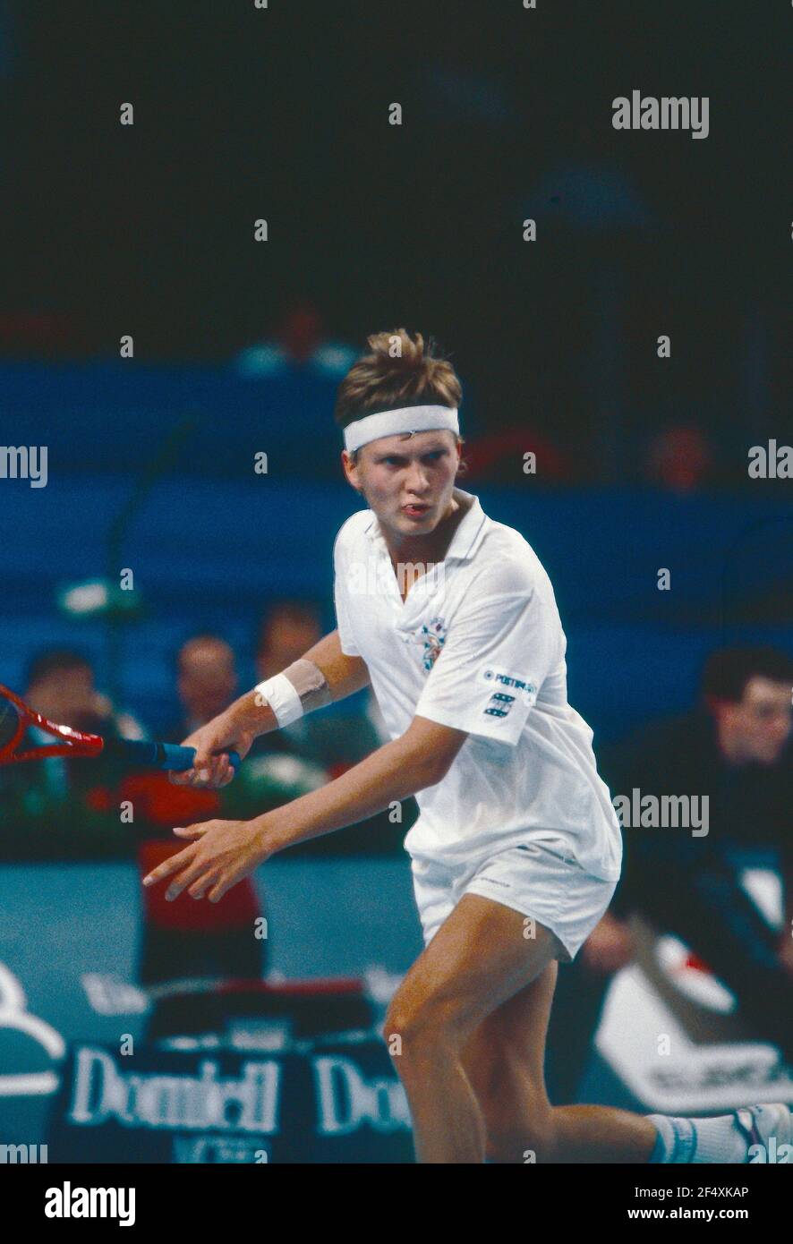 Finnish tennis player Aki Rahunen, 1990s Stock Photo - Alamy