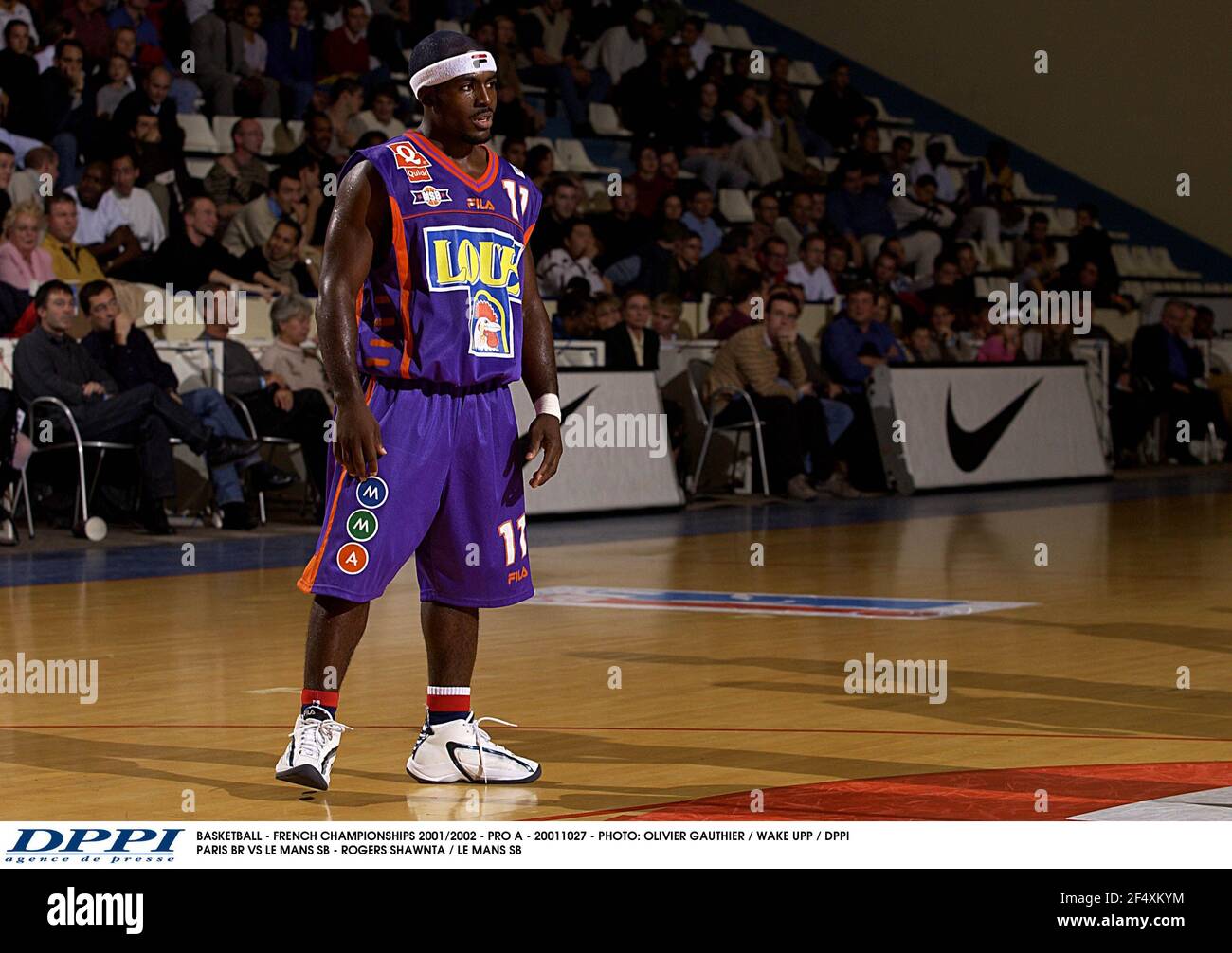 BASKETBALL FRENCH CHAMPIONSHIPS 2001/2002 PRO A 20011027 PHOTO