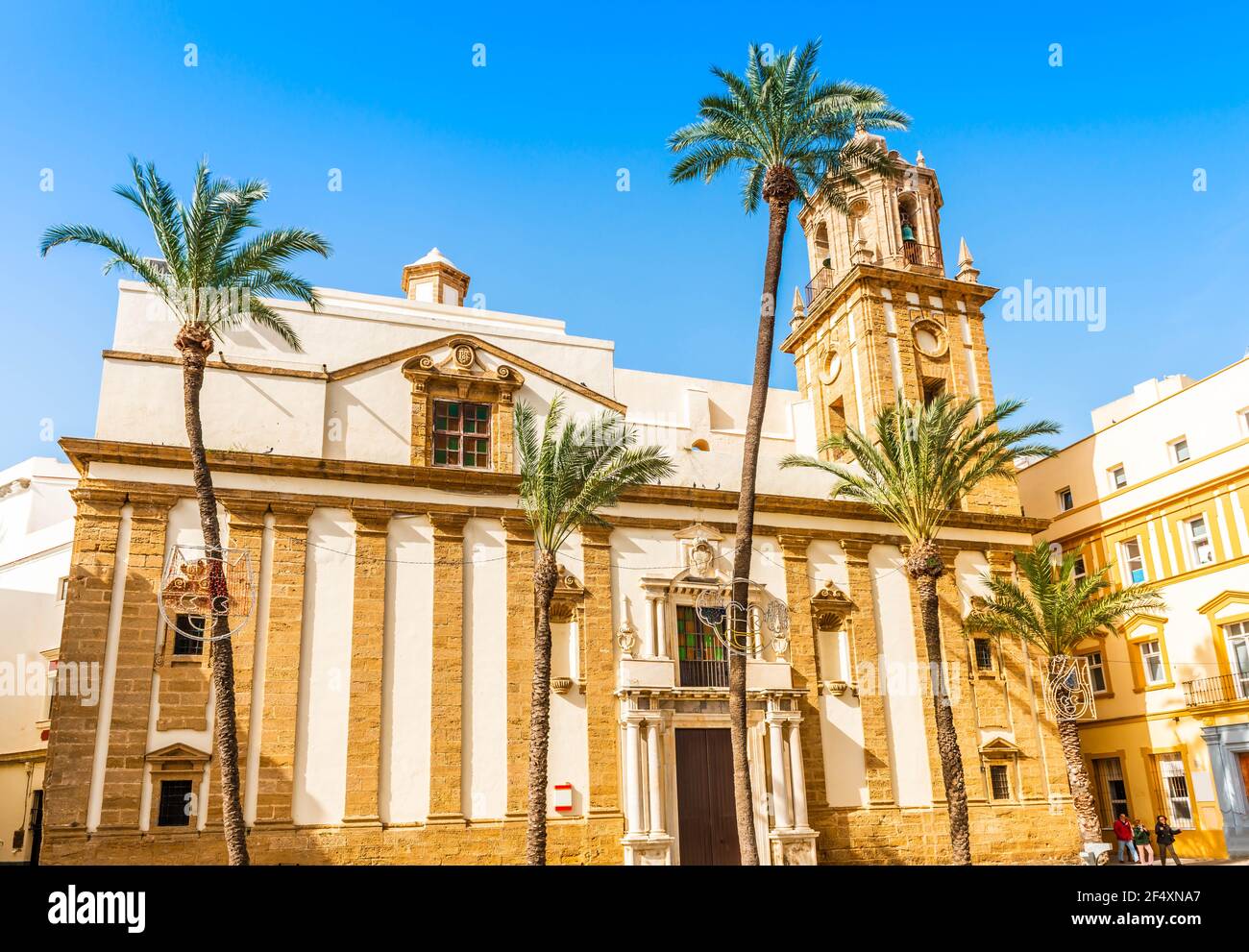 Church in Cadiz, Andalusia, Spain Stock Photo