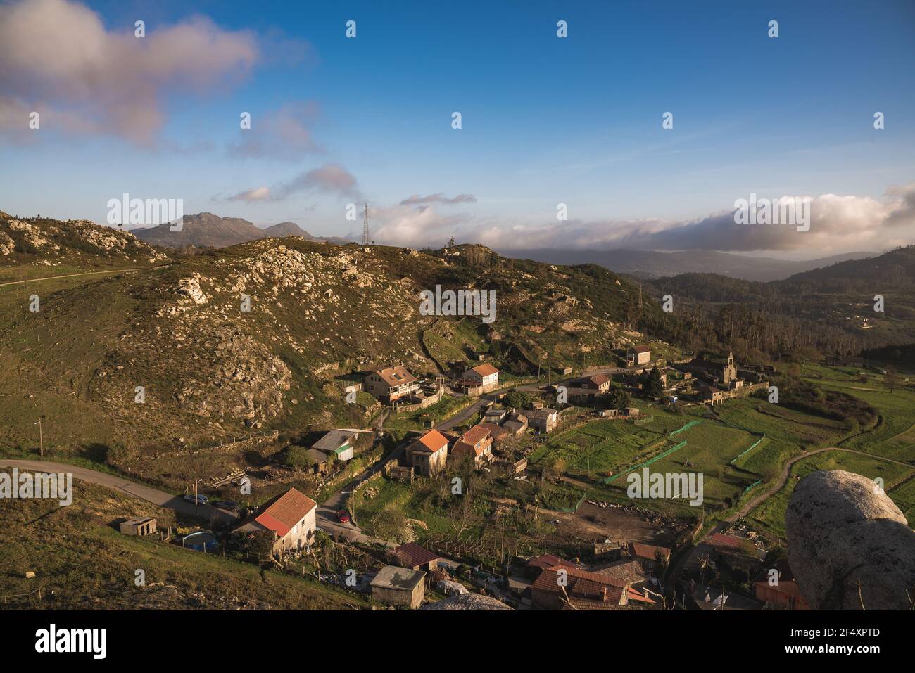 Scenic shot small village hi-res stock photography and images - Alamy