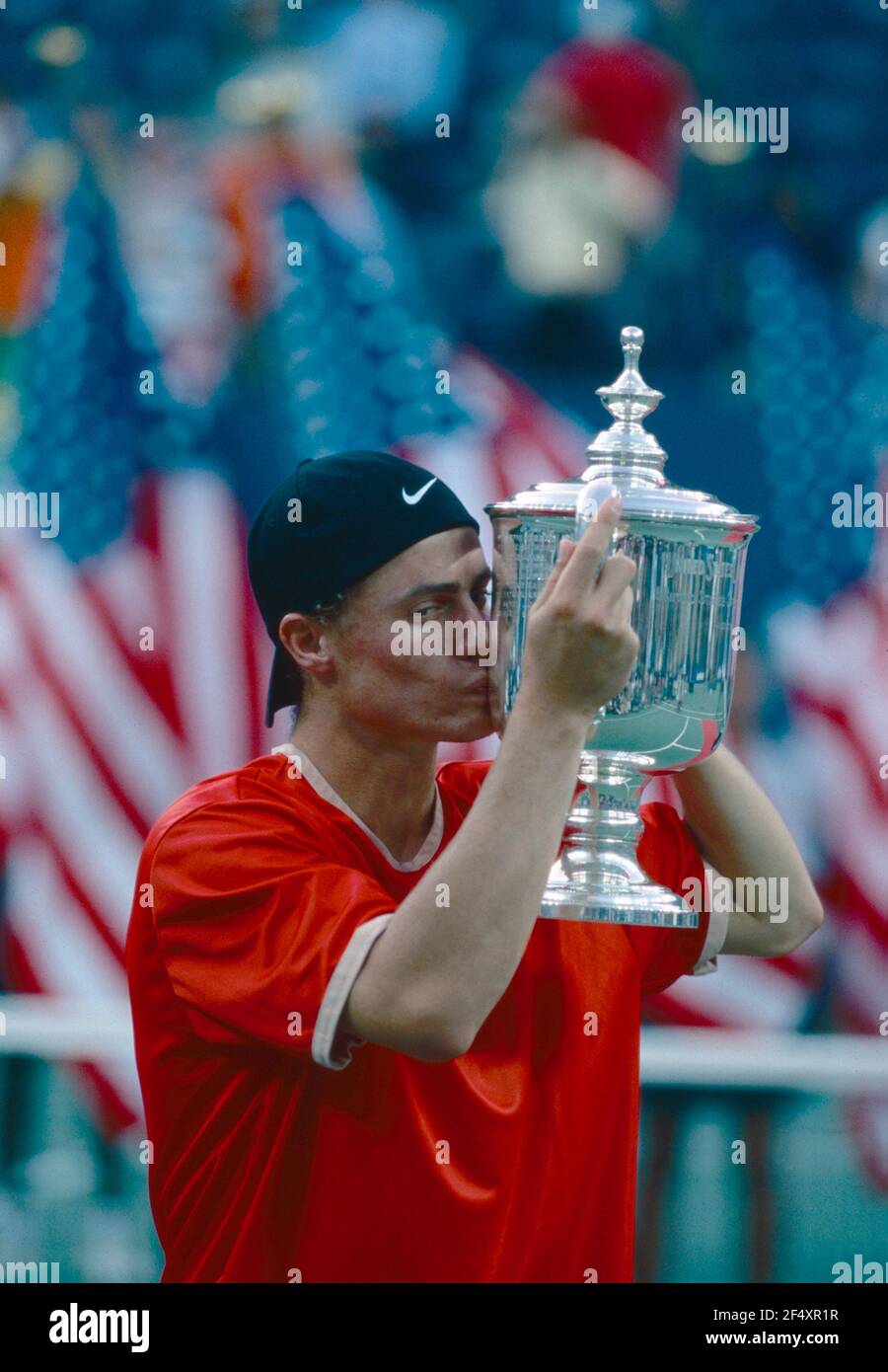 Australian tennis player Lleyton Hewitt, US Open 2001 Stock Photo Alamy