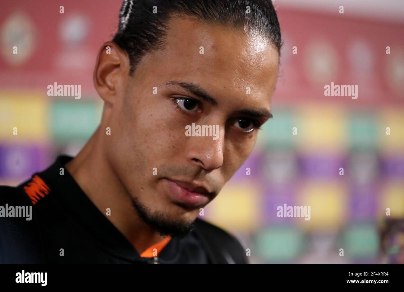 File photo dated 16-11-2019 of Netherlands' Virgil Van Dijk. Issue date: Tuesday March 23, 2021. Stock Photo