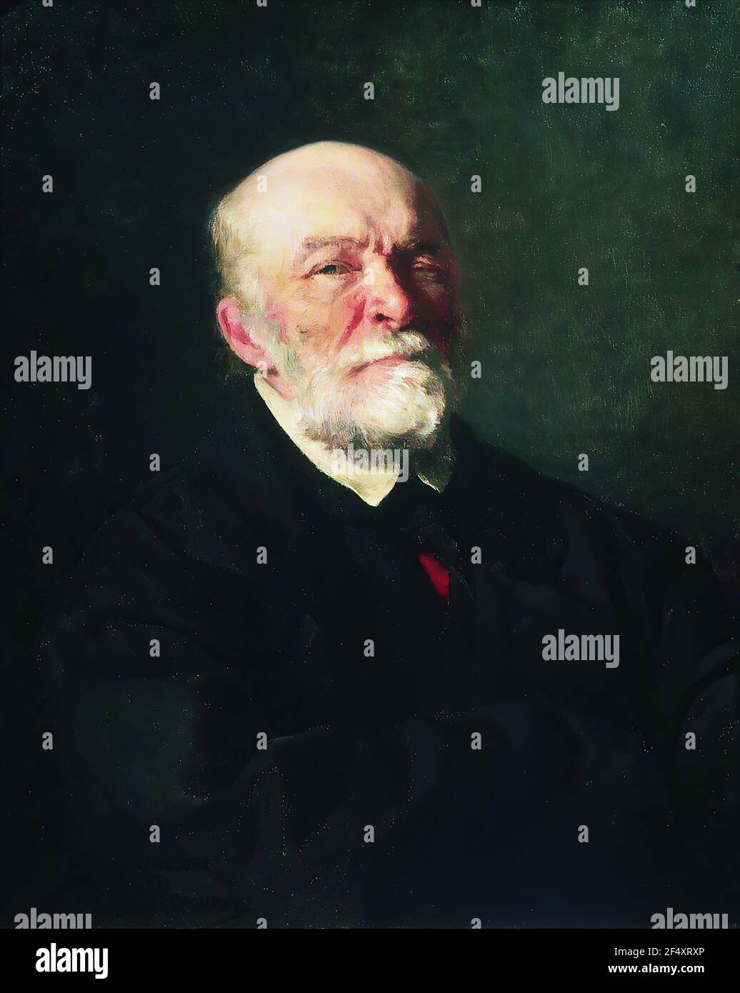 Ilya Repin  - Portrait Surgeon Nikolay Pirogov 1881 1 1881 Stock Photo