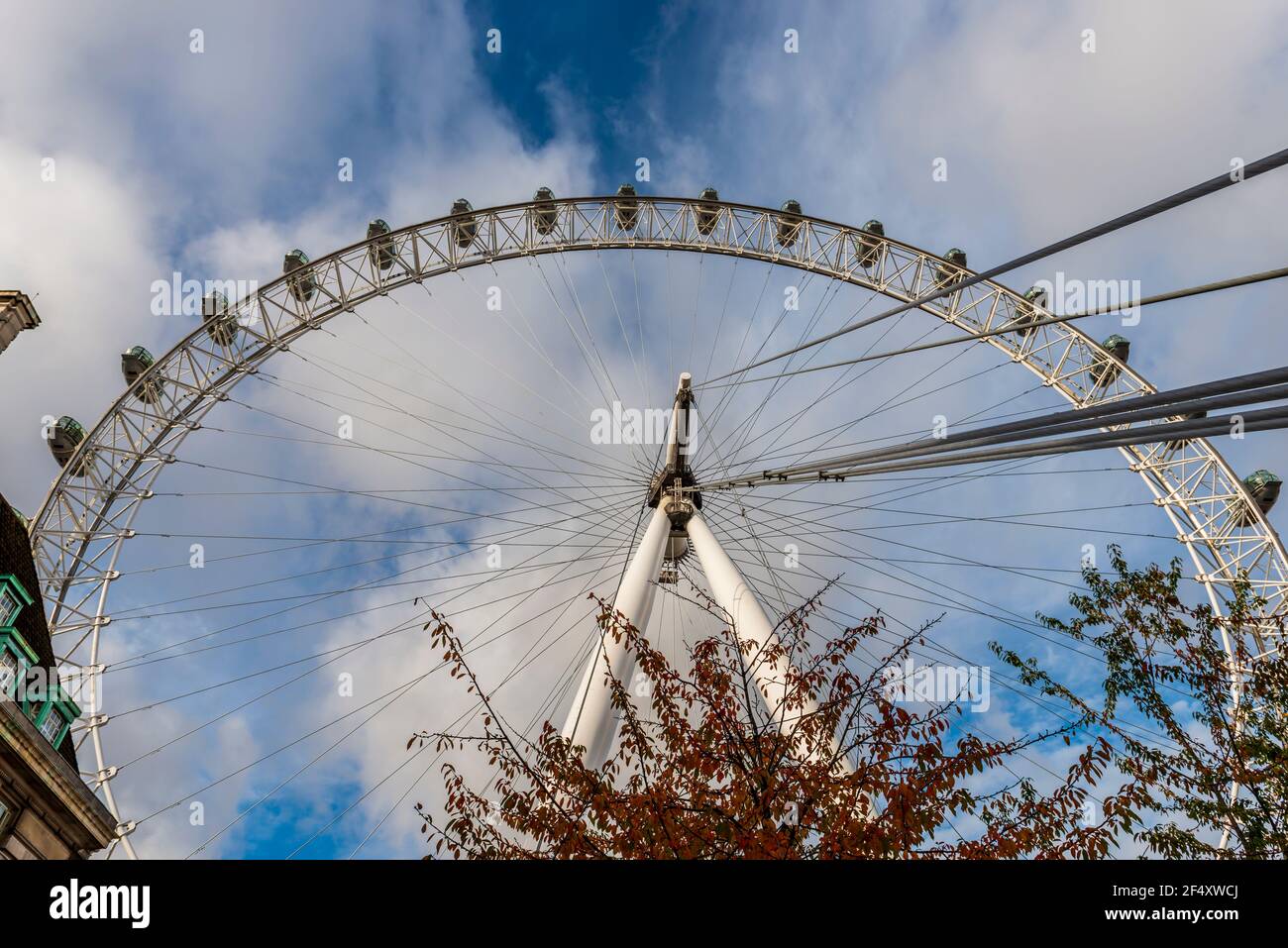 The famous London Eye, in London, England, UK Stock Photo