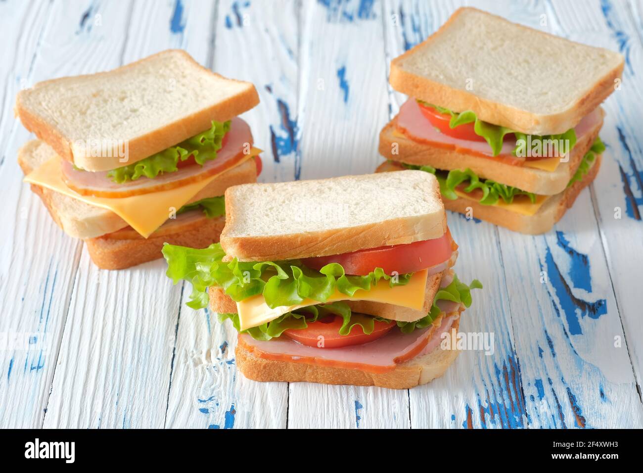 Rustic sandwiches hi-res stock photography and images - Alamy