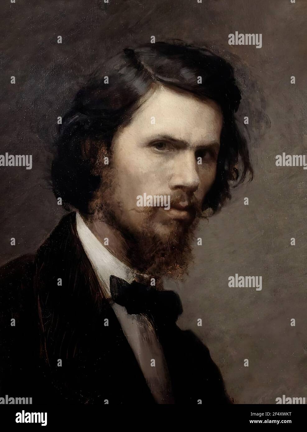 Ivan Kramskoi - Self Portrait 1867 Stock Photo - Alamy