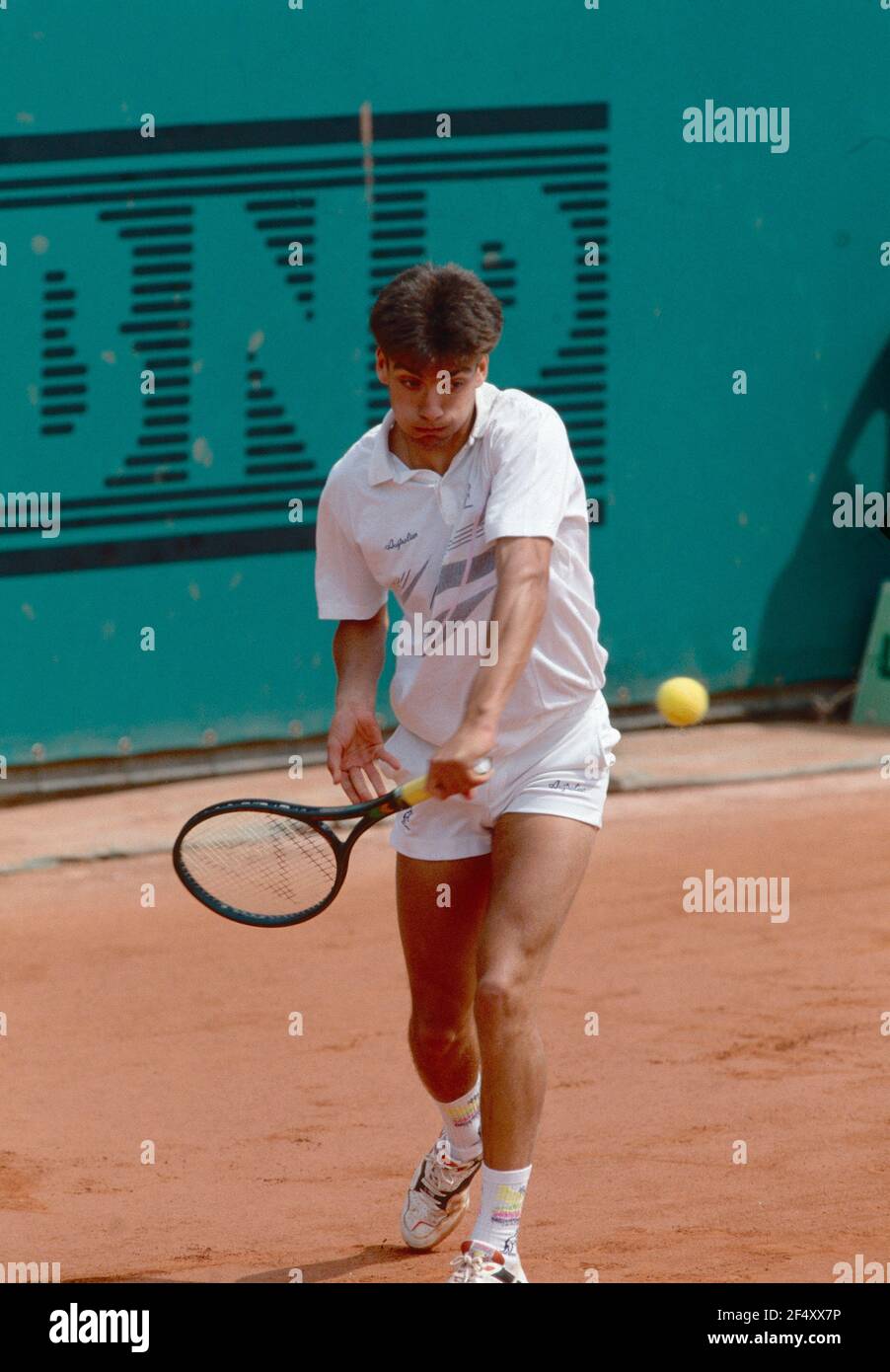 Italian tennis player Yuri Margotto, Roland Garros, France 1991 Stock Photo