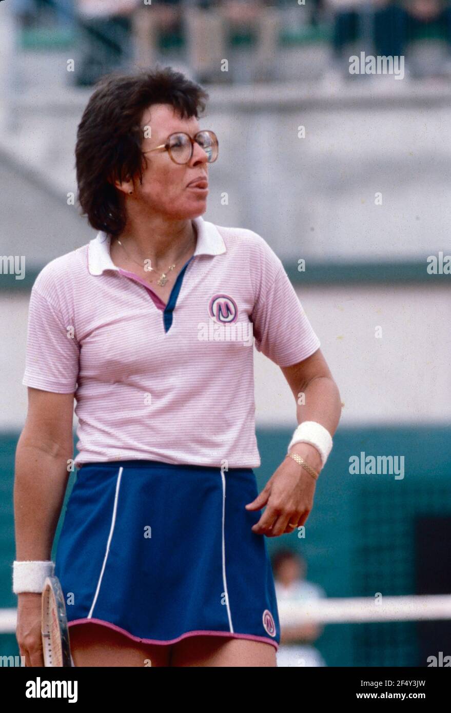 American former tennis player Billie Jean King, 1990s Stock Photo