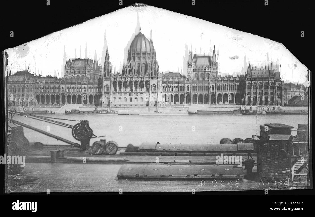 Budapest. Parliament (1896). Donaufront Stock Photo Alamy