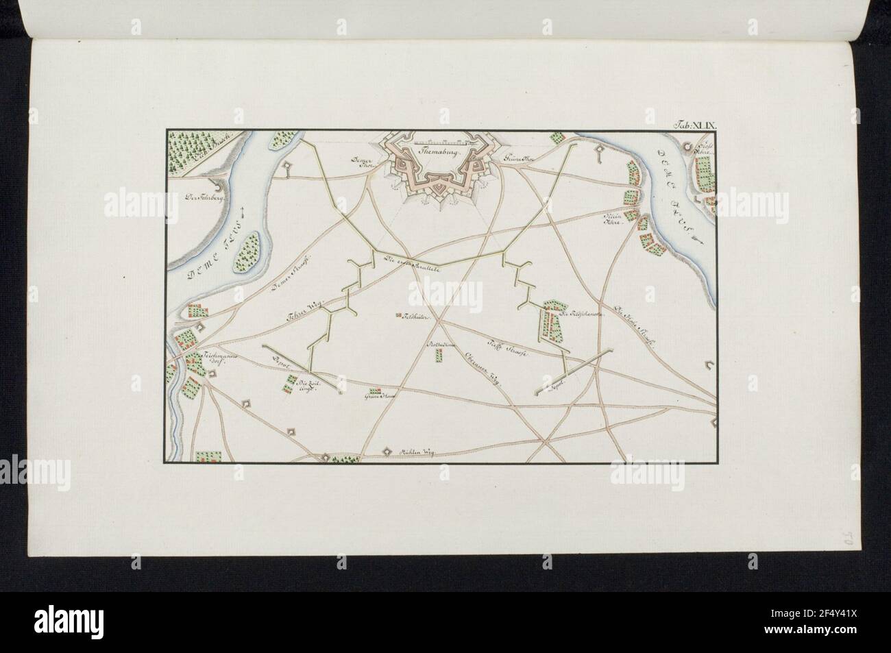 Fastening, idealtypical map, field fasteners Stock Photo Alamy