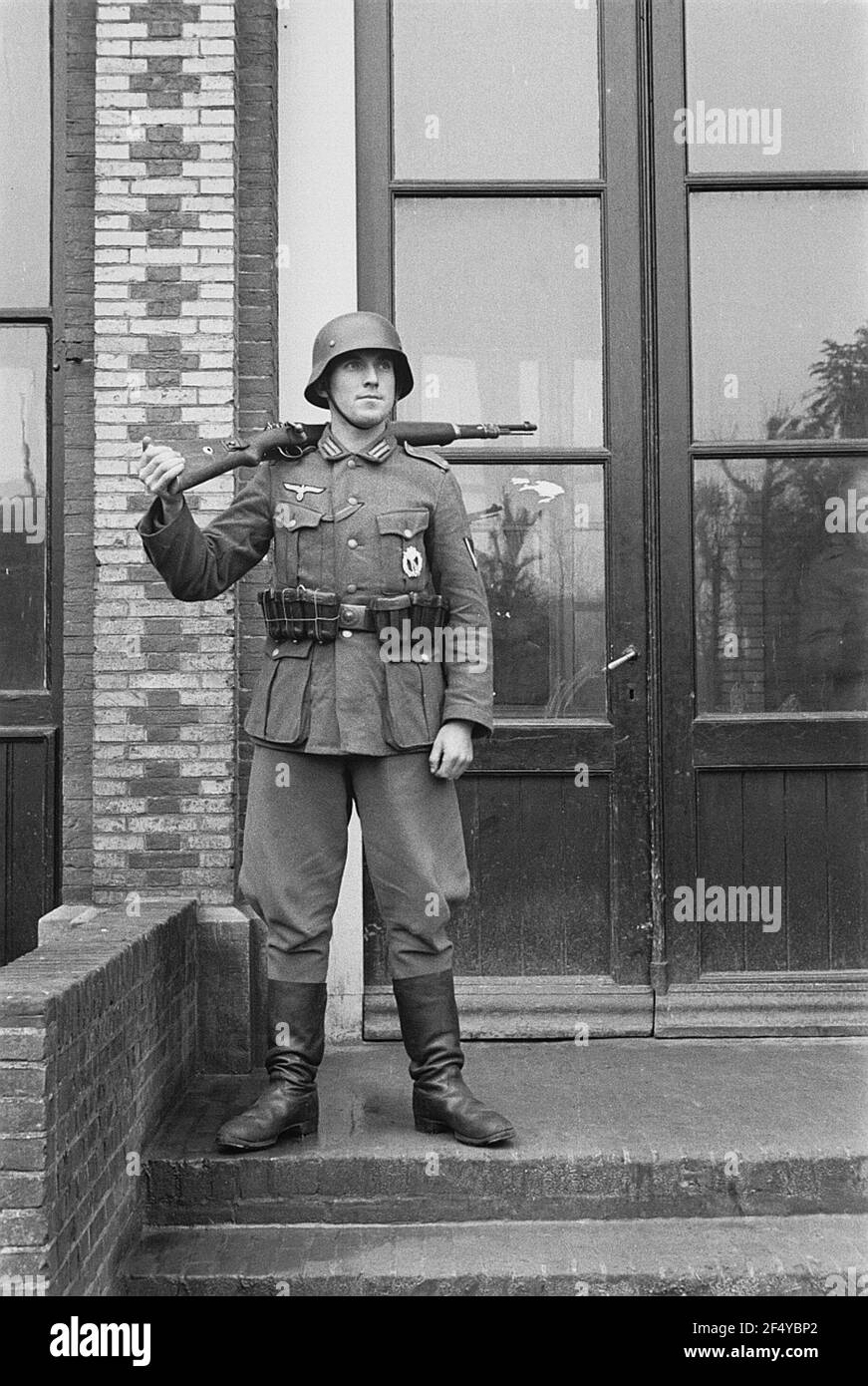 Second World War. Netherlands under German crew. Guard post of the ...