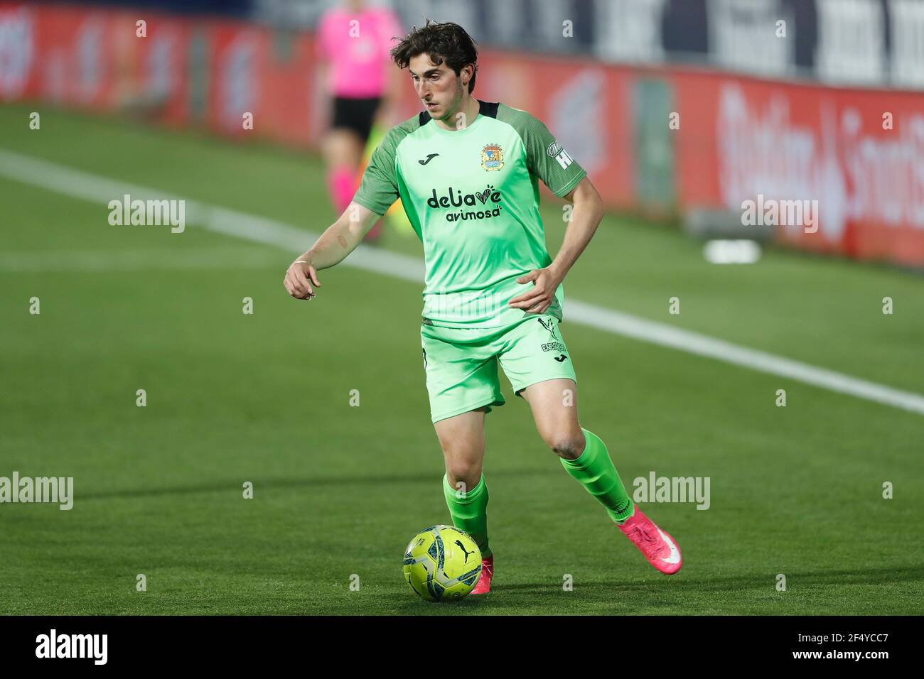 Alex Mula (Fuenlabrada), MARCH20, 2021 - Football/Soccer : Spanish "La Liga  Smartbank" match between CD Leganes 0-2 CF Fuenlabrada at the Estadio  Municipal de Butarque in Leganes, Spain. Credit: Mutsu Kawamori/AFLO/Alamy  Live