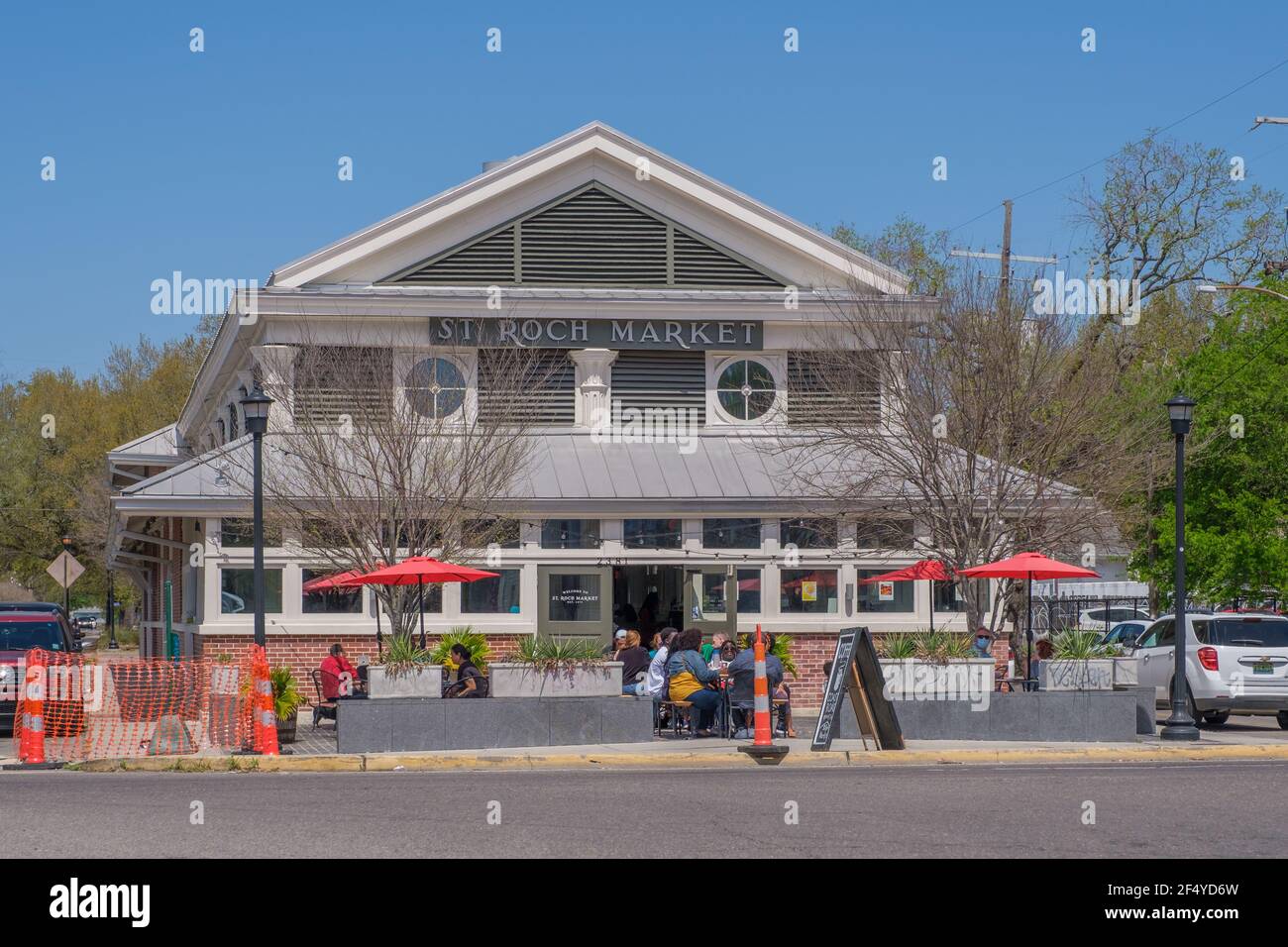 NEW ORLEANS, LA, USA MARCH 21, 2021 Historic St. Roch Market on St